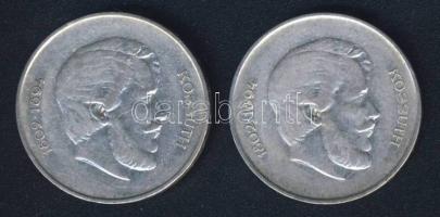 1947. 5Ft Ag "Kossuth" (2x) T:3