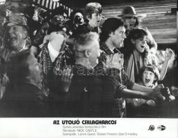 cca 1989 előtt készült ,,Az utolsó csillagharcos" címűamerikai fantasztikus film jelenetei és s...