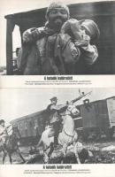 cca 1989 előtt készült ,,A hatodik halálraítélt" című szovjet film jelenetei és szereplői, 10 d...