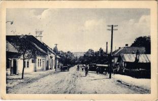 1938 Ipolyság, Sahy; Predmestie / Újváros. Polgár Ignác kiadása / street view (EK)