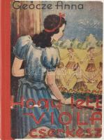 Geőcze Anna: Hogy lett Viola cserkész. Cserkészleányregény fiatal lányok számára. M. Geőcze Erzsébet rajzaival. Bp., 1943, Rozsnyai Károly, 220 p. Átkötött félvászon-kötésben, néhány kissé foltos, sérült lappal.