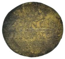 Lednic 1792-1835. Fél napi kézirobot bárca, bronz "Sigillum Manuale / Dominii Lednicz" (~2...