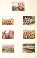 1933 Kampf ums Dritte Reich (Harc a Harmadik Birodalomért), német gyűjtőkép-album, beragasztott képp...