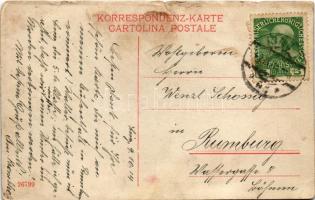 1914 K.u.k. Kriegsmarine S.M. Seespitalschiff X (ex Africa). Truppeneinschiffung auf den Lloyddamfer...