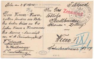 1914 Drah' ma auf und drah' ma 'rum was liegt denn d' ran...K.u.K. Kriegsmarine ...