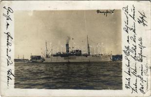 1914 K.u.k. Kriegsmarine S.M. Dampfer IV (ex Gastein). photo (EK)