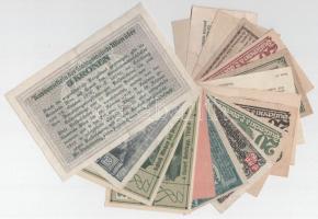 Ausztria 1918-1921. 17db-os vegyes osztrák szükségpénz tétel T:AU-VG
Austria 1918-1921. 17pcs of mi...