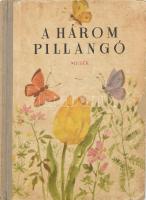 Réz Vera (szerk.): A három pillangó. Óvodások meséskönyve. Demjén Zsuzsa és Reich Károly rajzaival. Bp., 1955, Ifjúsági. Kiadói félvászon-kötésben, kopott gerinccel és borítóval, borító hátoldala kissé foltos, laza kötéssel, előzéklap ragasztószalaggal javított, néhány lap széle apró folttal, hátsó szennylap hiányzik.