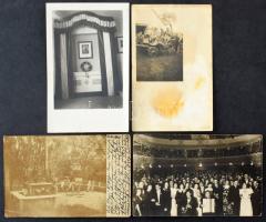47 db RÉGI vegyes fotóképeslap vegyes állapotban: katonai, gyerek, hölgyek, csoportképek, város, folklor / 47 pre-1945 mixed photo postcards in mixed quality: military, soldiers, children, lady, group photos, town-view, folklore