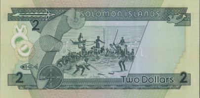 Salamon-szigetek 1986. 2$ penrhyn-szigeti (Észek Cook-szigetek) bankjegyes, bélyeges borítékon, penr...