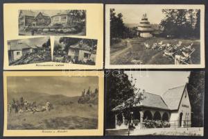 Kb. 119 db MODERN magyar város képeslap vegyes minőségben. Főleg Képzőművészeti Alap, Művészeti alkotások / Cca. 119 modern Hungarian town-view postcards in mixed quality