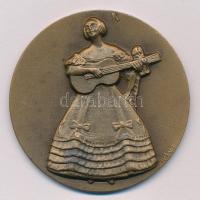 Iván István (1905-1968) 1971. "Az Állami Déryné Színház 20. évfordulójára" bronz emlékérem...