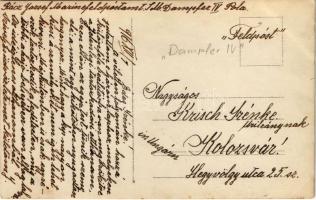 1916 K.u.k. Kriegsmarine S.M. Dampfer IV (ex Gastein). photo (EK)