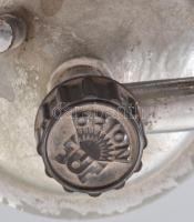 Régi kávéfőző, kopásokkal, sérülésekkel, m: 38 cm, jelzett: Orion