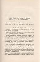 Blavatsky, H[elena] P[etrovna]:

The Key to Theosophy; Being a Clear Exposition, In The Form of Qu...