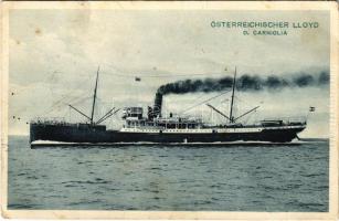 1915 Österreichischer Lloyd "D. Carniolia" (EK) + "K. und k. Kriegsmarine Torpedo Depot Schiff"