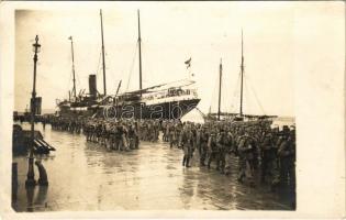 1913 Shkoder, Shkodra, Skadar, Skodra, Scutari, Skutari; K.u.K. Kriegsmarine S.M. Dampfer XIII (ex Urano). photo (EK)
