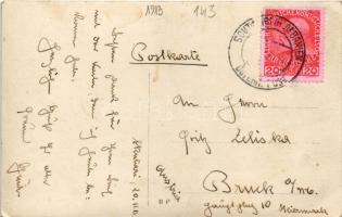 1913 Shkoder, Shkodra, Skadar, Skodra, Scutari, Skutari; K.u.K. Kriegsmarine S.M. Dampfer XIII (ex U...