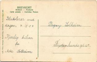 1907 Oslo, Christiania, Kristiania; Oscarshal / royal palace, castle (EK)