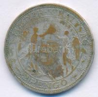 1929. 2P Ag "Madonna" T:F kis ph., patina Adamo P7