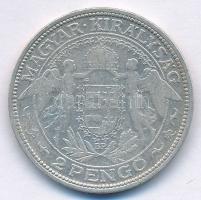 1933. 2P Ag "Madonna" T:F ph., patina, szennyeződés Adamo P7