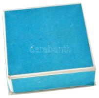 Lapis András (1942-) 1984. "Lecek - HNF / Vasarely" kétoldalas bronz emlékérem, tokban (42...