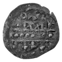 1172-1196. Denár Ag "III. Béla" (0,17g) T:XF patina Hungary 1172-1196. Denar Ag "Bela...