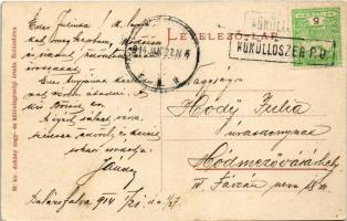 1914 Balázsfalva, Blasendorf, Blaj; látkép Csufud felől nézve, templom / Vedere dinspre Ciufud / gen...