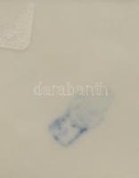 Zsolnay porcelán "Labdás Öcsi". Kézzel festett, jelzett (tervező: Sinkó András), kis kopás...