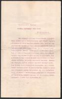 1919 Bp., Kinyilatkoztatás Rudolf Ödön ezredes részére, a budapesti honvéd hadosztály bíróság tagjainak aláírásával