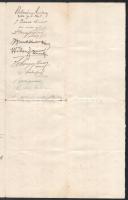 1919 Bp., Kinyilatkoztatás Rudolf Ödön ezredes részére, a budapesti honvéd hadosztály bíróság tagjai...