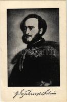 "A magyarnak, hogy valami legyen Európában, egyedül magyarnak kell lennie, ez dicső és nemes öröksége!" Gróf Széchenyi István "a legnagyobb magyar", Széchenyi emlék-levelezőlap a Széchenyi Munkaközösség kiadása