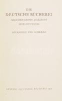 Ebert, Erich et al: Die deutsche Bücherei. Leipzig, 1925. Deutsche Bücherei. Erich Ebert (1880-1934) német könyvtáros dedikációjával Czakó Elemérnek Sérült papírkötésben