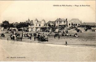 Croix-de-Vie, Saint-Gilles-Croix-de-Vie; Plage de Bois-Vinet / beach