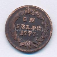 Olasz Államok / Milánó 1777S 1S Cu "Mária Terézia" T:F
Italian States / Milan 1777S 1 Sol...