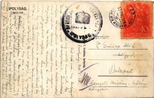 1938 Ipolyság, Sahy; Ipoly híd / Ipel bridge + "1938 AZ ELSŐ VISSZATÉRT MAGYAR VÁROS IPOLYSÁG&q...