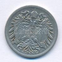 Ausztria 1907. 20h Ni T:XF
Austria 1907. 20 Heller Ni C:XF
Krause KM#2803