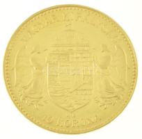 1906KB 10K Au "Ferenc József" Körmöcbánya kapszulában (3,37g/0.900) T:XF Hungary 1906KB 10...
