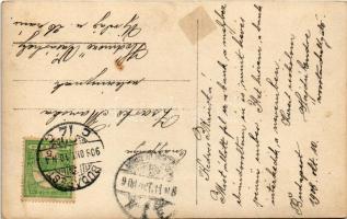 1908 572483. sz. utalvány: A szerelmi bank fizessen számlám terhére címzettnek egy millió forró csók...