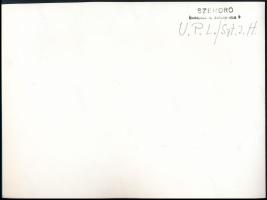 cca 1930-1940 Szendrő István (1908-2000): Budapest, Horthy Miklós a várban, Szent Jobb körmenet, hát...