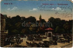 1918 Bród, Nagyrév, Slavonski Brod, Brod na Savi; Nedjeljni sajam / Wochenmarkt / market / piac (fa)