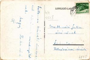 Mezőkövesd, Üdvözletüket küldik a "Mezőkövesdi legénykék" 1937. VII. 1. (fa)