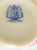 Herendi Waldstein lila mintás kisváza. Jelzett, hibátlan, m: 6,5 cm