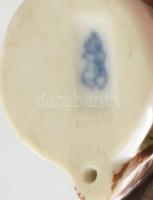 Herendi madár. Jelzett, kézzel festett, kis sérüléssel, m: 7 cm