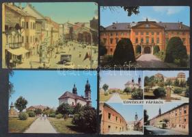 Kb. 111 db MODERN magyar postatiszta város képeslap