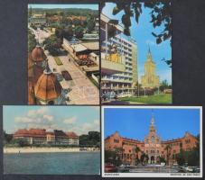 Kb. 93 db MODERN postatiszta külföldi város képeslap főleg Európából