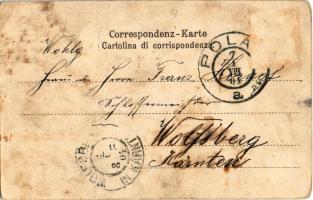 1904 Il Giornaletto di Pola: Le grandi manovre di sbarco / K.u.k. Kriegsmarine / Osztrák-magyar hadi...