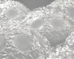 7 darabos antik gömb lámpabúra szett, 7 darab, plasztikus és savmaratott díszítéssel, kis kopással, ...