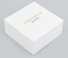 Swarovski kristállyal díszített gyűrű, jelzett, m: 52. Ékszeres dobozban