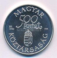 1993. 500Ft Ag "Régi dunai hajók - Árpád" kapszulában T:BU Adamo EM129